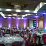 dj with uplighting in aberdeen